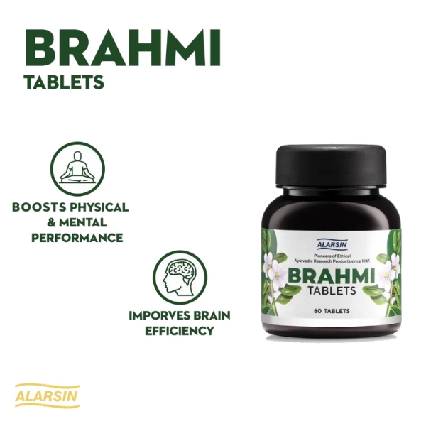 Alarsin Brahmi Tablets | Boosts Brain & Body Health - Image 2
